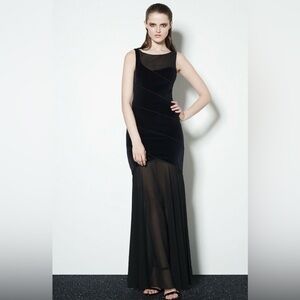 REISS navy evening gown / wedding guest dress